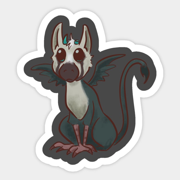 Tiny Trico Sticker by ImaginativeJoy